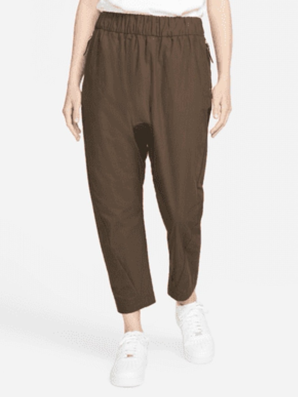 Nike ESC Every Stitch Considered Brown Woven Joggers Harem Slouchy Pant S DH2998